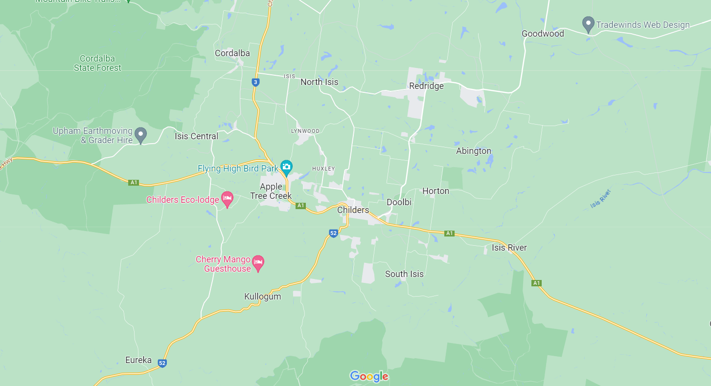Bundaberg nurse region map home visits private nursing care map